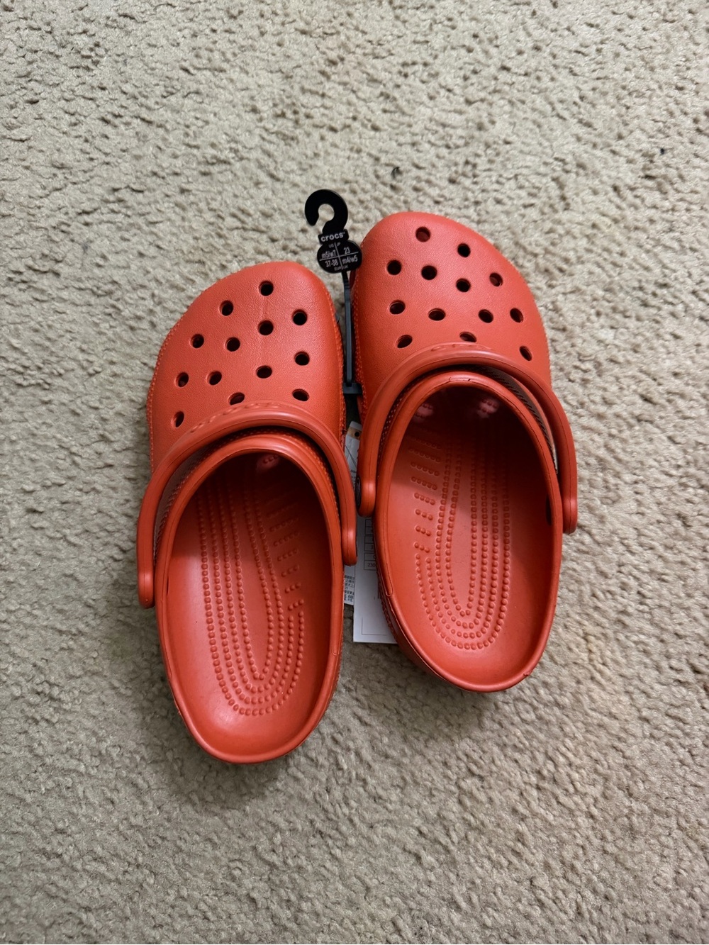 Red Crocs